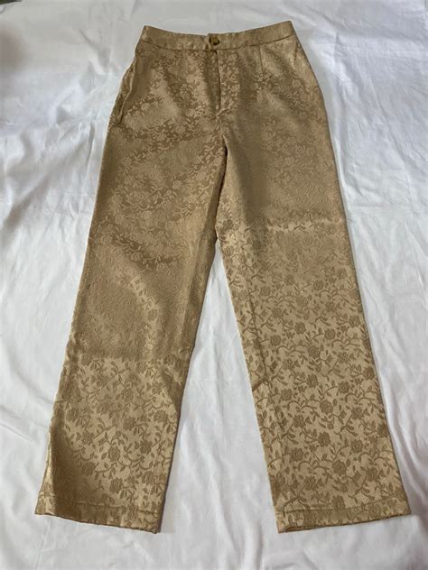 Versace Textured Pants for Women 